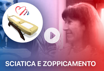 Sciatica e zoppicamento: risoluzione del problema senza l’utilizzo di farmaci Lettino massaggiante a raggi infrarossi lunghi e rulli di giada