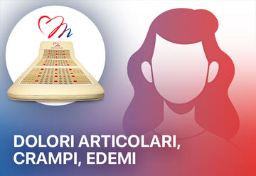 Crampi, dolori articolari, edemi: sollievo immediato e guarigione accelerata Materassino biomagnetico a raggi infrarossi lunghi e biofotoni