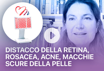 Distacco della retina, rosacea, acne, macchie scure della pelle Proiettore di biofotoni