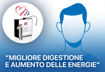 Problemi di digestione migliorati e aumento delle energie Ionizzatore d'acqua alcalina