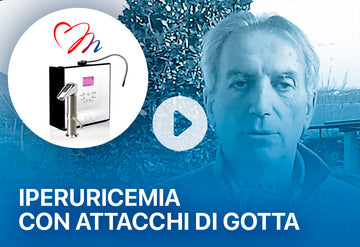 Iperuricemia e attacchi di gotta Ionizzatore d'acqua alcalina