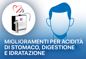 Acidità di stomaco, digestione e disturbi intestinali risolti Ionizzatore d'acqua alcalina