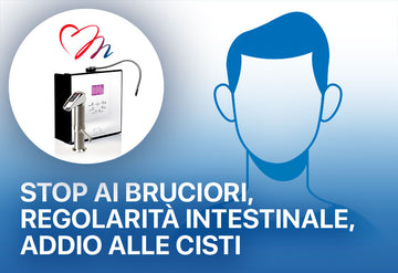 Eliminazione dei bruciori di stomaco, miglioramento della regolarità intestinale ed eliminazione di cisti al fegato - Testimonianza di Gian Pio, Ravenna - Ionizzatore d'acqua alcalina