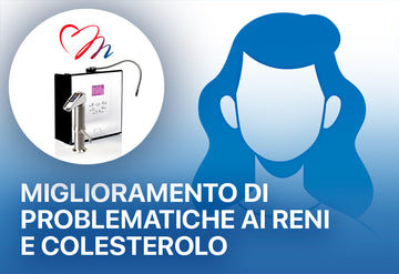 Disfunzione renale e colesterolo: miglioramento ed eliminazione dei farmaci Ionizzatore d'acqua alcalina