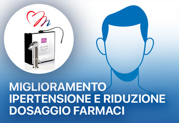 Ipertensione: miglioramento e riduzione del dosaggio dei farmaci Ionizzatore d'acqua alcalina