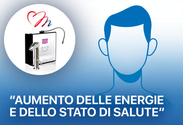 Aumento delle energie e miglioramento dello stato di salute Ionizzatore d'acqua alcalina