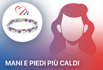 Mani e piedi più caldi - Testimonianza di Claudia, Caltanissetta - Bracciale con Magneti e Infrarossi
