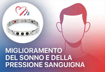 Miglioramento del sonno e della pressione sanguigna - Testimonianza di Fabio, Foggia - Bracciale con magneti e infrarossi “Energia”