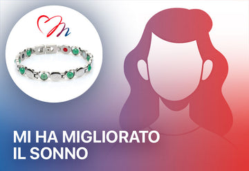 Mi ha migliorato il sonno - Testimonianza di Maria, Latina - Bracciale con Magneti e Infrarossi
