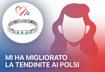 Mi ha migliorato la tendinite ai polsi - Testimonianza di Sara, Bologna - Bracciale con magneti e infrarossi “Energia”