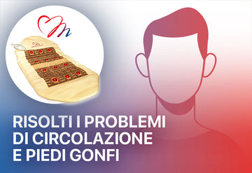 Problemi di circolazione risolti, piedi e gambe sgonfi Copertina a raggi infrarossi lunghi e biofotoni