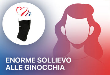 Enorme sollievo alle ginocchia - Testimonianza di Doriana, Salerno - Fasce bioriscaldanti