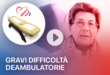 Difficoltà deambulatorie gravi: risoluzione delle problematiche e ritrovata autonomia Lettino massaggiante e Materassino biomagnetico