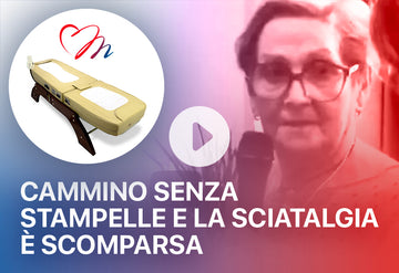 Sciatalgia: risolta, niente più stampelle né busto Lettino massaggiante a raggi infrarossi lunghi e rulli di giada