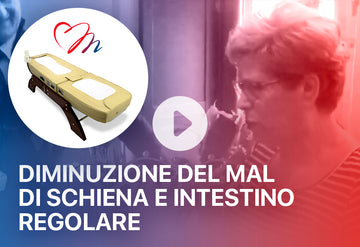Mal di schiena e dolore al gomito risolti, funzioni intestinali regolarizzate Lettino massaggiante a raggi infrarossi lunghi e rulli di giada