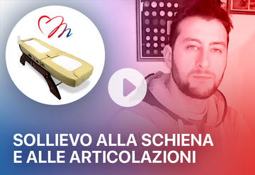 Mal di schiena e articolazioni: grande sollievo Lettino massaggiante a raggi infrarossi lunghi e rulli di giada