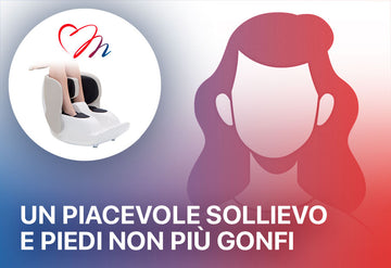 Un piacevole sollievo e piedi non più gonfi Massaggiatore per piedi e gambe a raggi infrarossi lunghi