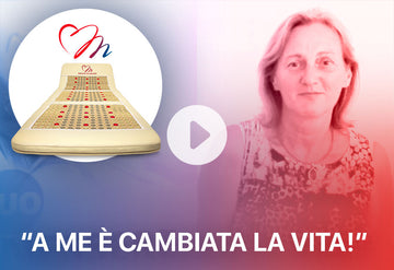 Dolori alla schiena, al nervo sciatico e contratture periodiche risolti Materassino biomagnetico a raggi infrarossi lunghi e biofotoni