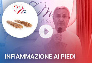 Infiammazione ai piedi - Testimonianza di Tullio - Cliente del Negozio Meglio in Salute di Rimini - Plantari a raggi infrarossi lunghi