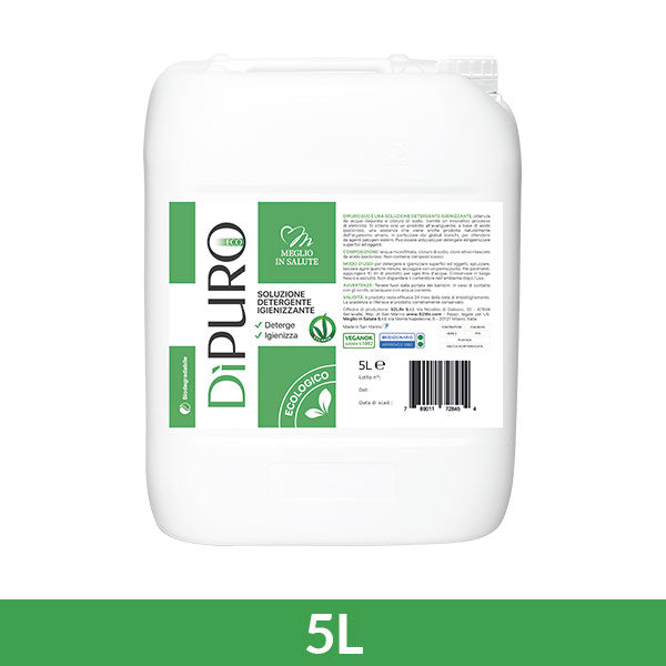 Detergente igienizzante ecologico e biodegradabile Dipuro