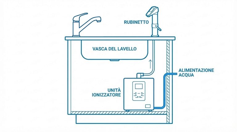 Ionizzatore Acqua Alcalina Alka Platinum 9 Elettrodi Sottolavello + Possibilità bonus fiscale 50%