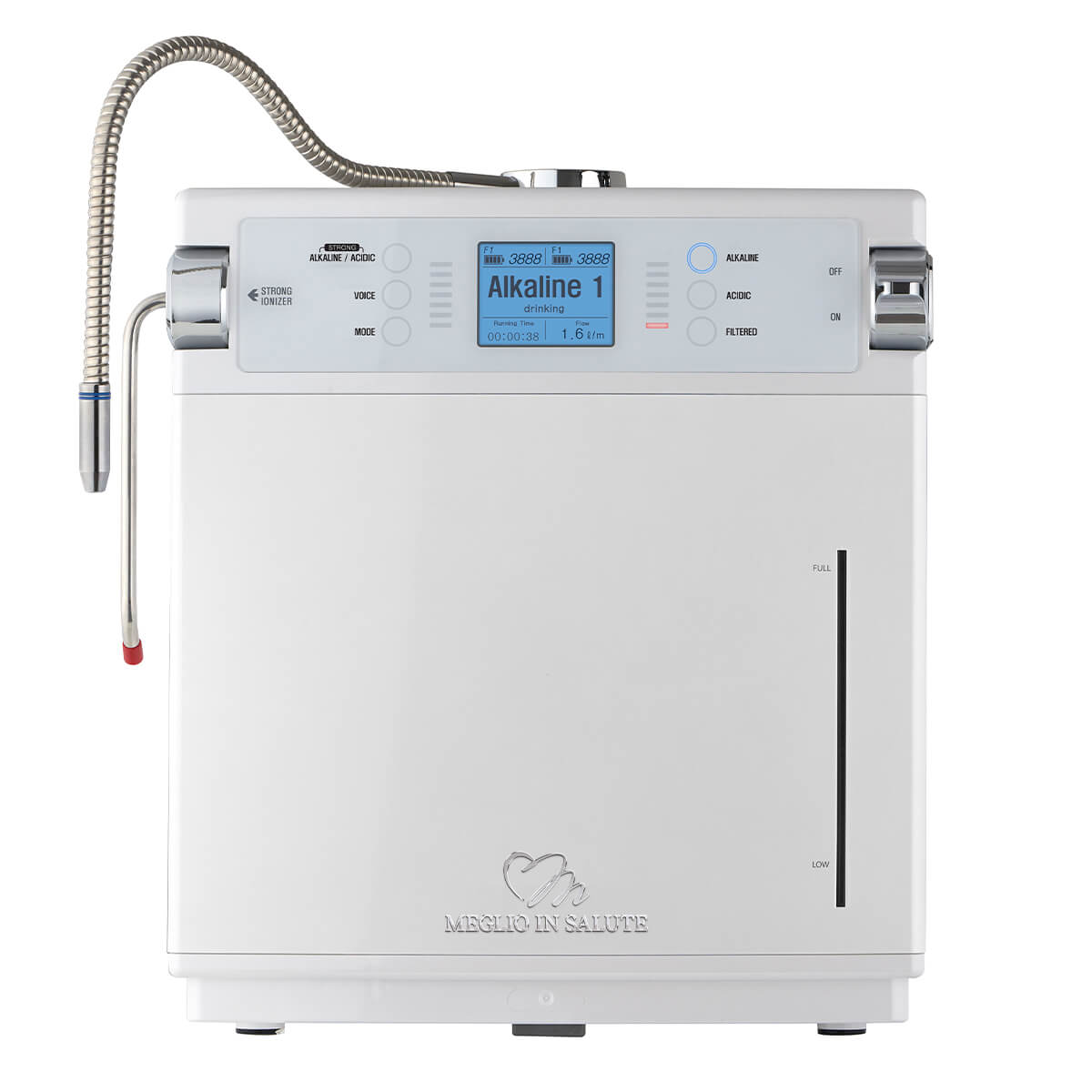 Ionizzatore d’acqua alcalina con idrogeno Alka Power 12 Elettrodi