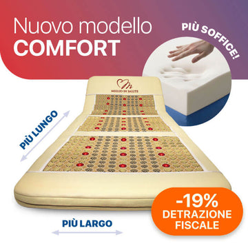 Materassino biomagnetico a raggi infrarossi lunghi e biofotoni