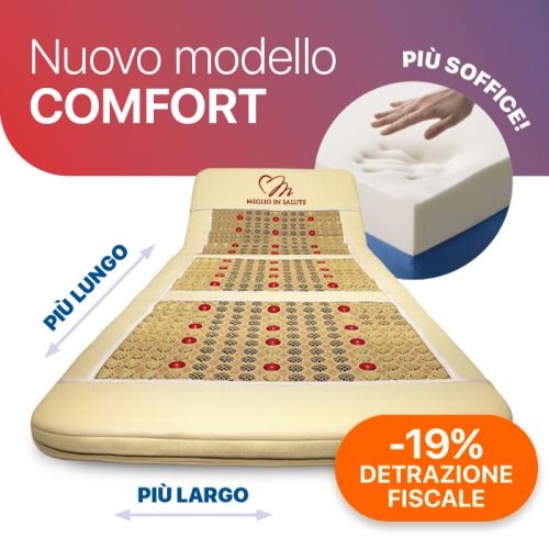 Materassino biomagnetico a raggi infrarossi lunghi e biofotoni, nuovo modello comfort - Meglio in Salute